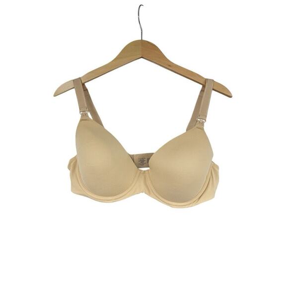 Soma Nude Biege Nursing Full Coverage Bra Underwire Maternity Womens 38D - Picture 1 of 5